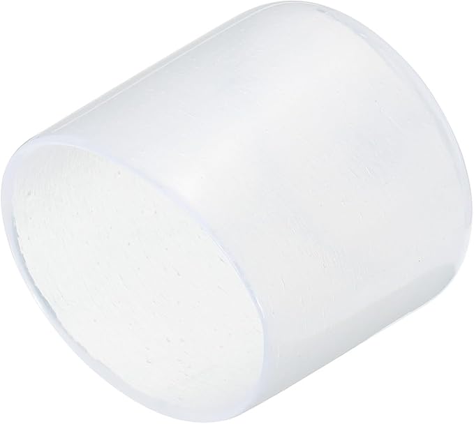 uxcell 20pcs Rubber End Caps 30mm ID Vinyl PVC Round Tube Bolt Cap Cover Screw Thread Protectors Clear by uxcell