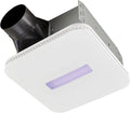 Broan-NuTone AR110LKVV SurfaceShield Vital Vio Powered Exhaust Vent LED White Light & Violet Light, 110 CFM, White by Broan-NuTone