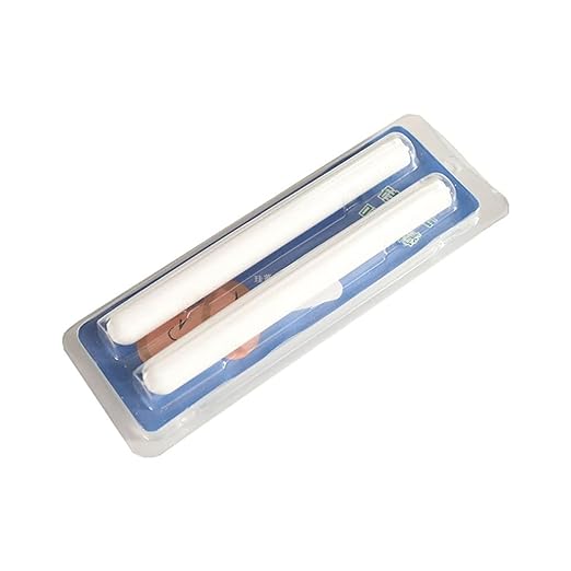 2 Pcs Diatomite Moisture Absorbing Stick Desiccant Clean Water Absorption Rod Drying Sticks Cleaning Toys with Blister Packaging for Laboratory/Home by NUHUi