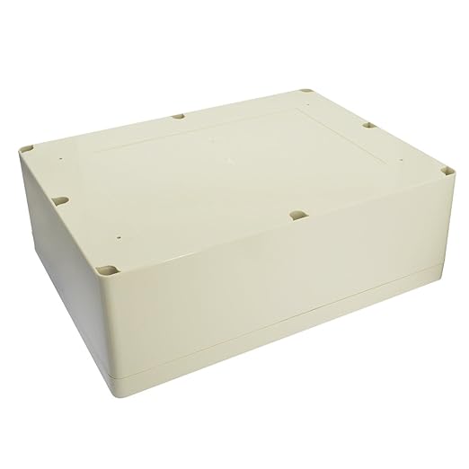 LeMotech Waterproof Dustproof IP65 ABS Plastic Junction Box Universal Electric Project Enclosure Pale Gray 12.6 x 9.45 x 4.33 inch (320 x 240 x 110 mm) - Image 3