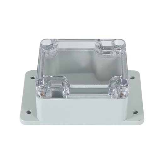 Waterproof Dustproof ABS Plastic Junction Box Universal Electric Project Enclosure with PC Clear Transparent Cover 2.5"x2.3"x1.4"(63mmx58mmx35mm) - Image 4