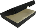 Lineco Archival Folio Storage Box. Metal Edge Archival Boxboard, Clamshell Lid. 9.5 x 12.5 x 1.75 inches. by Lineco