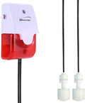 High / Low Water Level Sensor Detector Alarm 120 dB Red Strobe Siren, Adjustable Alarm Volume, Sump Bobber Water leak Sensor,16.4ft Probe Cord, Suitable for Water Tank/Aquarium, Swimming Pool/Basement by Shonmau