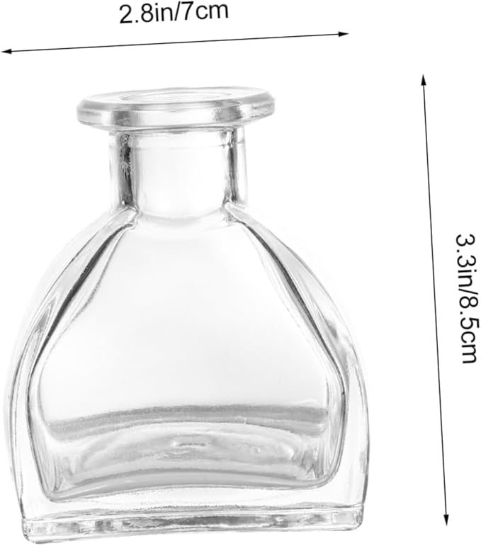 Veemoon Essential Oil Diffuser Bottles Set of 3 Fragrance Release Glass Jars for Home Office Party Wedding Spa Bathroom - Image 2