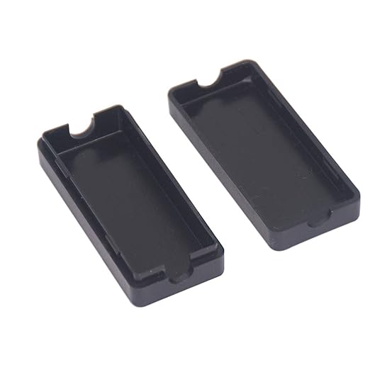 Zulkit 8Pcs Project Boxes ABS Plastic Electrical Project Case Power Junction Box Black 2.36 x 0.98 x 0.63 inch(60x25x16mm) - Image 5