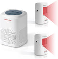 Dog Barking Alarm Motion Detector Outdoor Pir Human Body Motion Sensor Alarm Electronic Deterrent Motion Activated Home Security (2 Detectors+ 1 Receiver) by Ranxinyuan