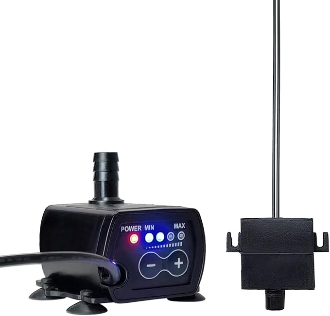 Automatic Small Sump Pump For Dehumidifier,13FT Height Lift,4 Level Flow Control,Submersible Water Pump With Level Sensor,For HVAC Condensate,Air Conditioner,Tank,Auto Shut off by Roamoris