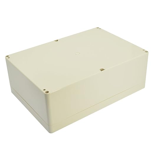 LeMotech Waterproof Dustproof IP65 ABS Plastic Junction Box Universal Electric Project Enclosure Pale Gray 10.4 x 7.2 x 3.7 inch (263 x 182 x 95 mm) - Image 3