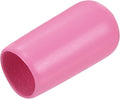uxcell 20pcs Rubber End Caps 7mm ID Vinyl PVC Round Tube Bolt Cap Cover Screw Thread Protectors Pink by uxcell