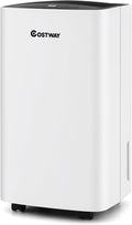 COSTWAY Dehumidifier for Large Room and Basements, Portable 30 Pints Dehumidifier with 3 Modes, 2 Speeds, Low Noise, 24H Timer, Auto or Manual Drainage by COSTWAY