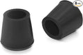 Flyshop 5/8", 16 mm, Patio Round Chair Leg Caps, Furniture Table Feet Covers Floor Protectors, Anti-Skid Durable Thick Rubber Leg Tips, 8 Pack, Black by Flyshop