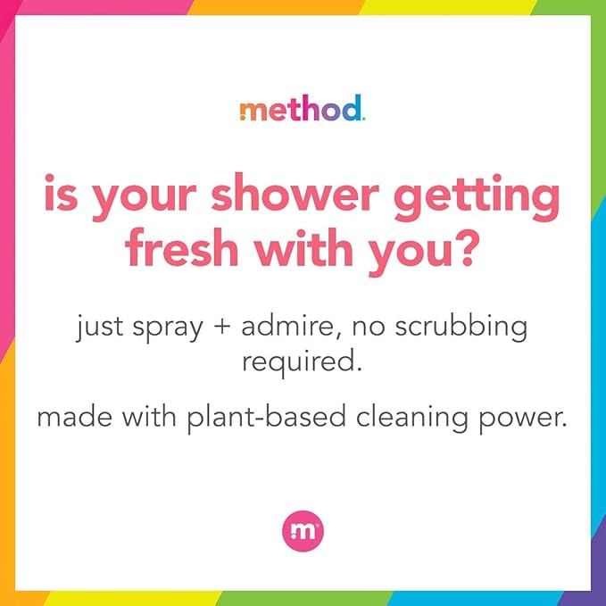 Method Daily Shower Spray Cleaner, Eucalyptus Mint, For Showers, Tile, Fixtures, Glass and Tubs, fl 28 oz (Pack of 1) - Image 4