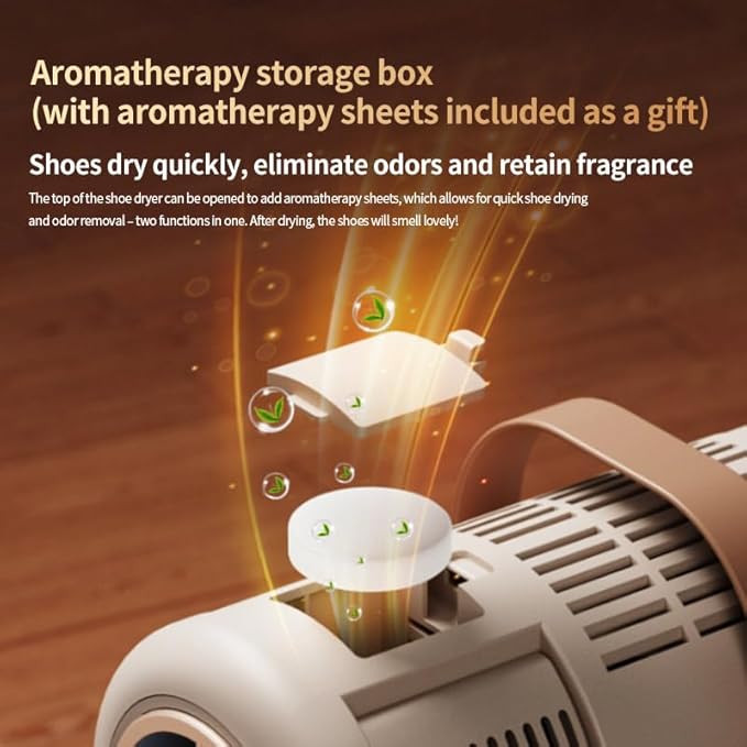 4-arms wet and dry dual-purpose shoe dryer Drying artifact with storage slots for aromatherapy tablets With free aromatherapy tablets - Image 7