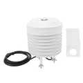 Weather Sensor Air Temperature Humidity CO2 Light Intensity Sensor RS485 Output Integrated Design Easy Installation Plastic Material Loer Box Type for Environmental Monitoring by plplaaoo