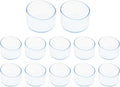 Round Chair Leg Caps,PVC Furniture Feet Covers,TTZEZE Transparent Round Floor Protectors,Clear Table Feet Covers Preventing Plastic Chair Leg Covers Scratches and Noise 50mm/1.97'', 12 by TTZEZE