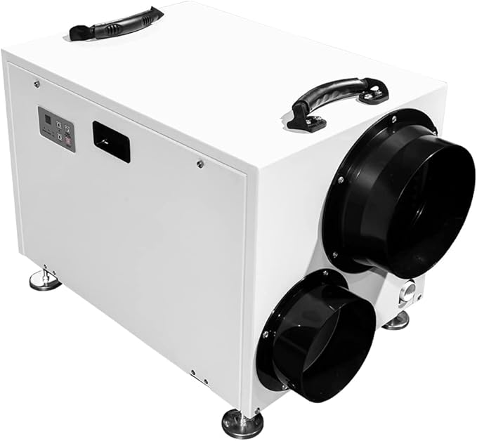 HD103 225 pints Crawlspace Dehumidifiers for Basements, Commercial Dehumidifier for Home, Garages, Water Damage Restoration, dehumidifiers for Crawl Space ETL Listed by SeedMax
