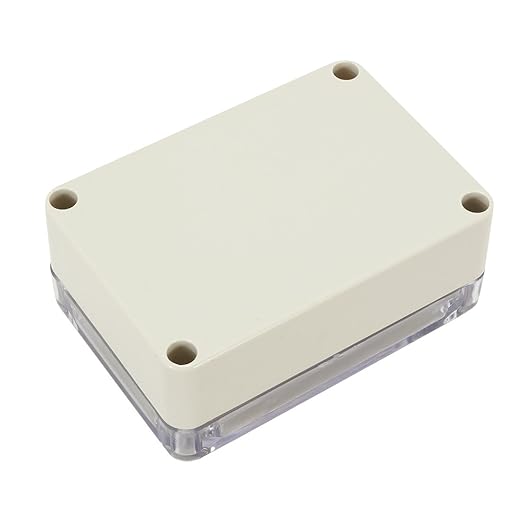 ABS Plastic Junction Box, Dustproof Waterproof IP65 Electrical Box - Universal Project Enclosure Grey, with PC Transparent/Clear Cover 3.26"x2.28"x1.3"(83mm x 58mm x 33mm) - Image 4