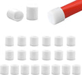 1/2" (12.7mm) Silicone Chair Leg Floor Protectors, Rubber Chair Leg Caps, Non-Slip Furniture Pads Round Chair Feet Covers End Caps for Hardwood Floors, Patio & Table Foots, White (20PCS) by EASYEAH