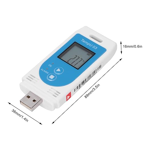 LCD USB Temperature and Humidity Data Logger, PDF Recorder with GSP Datalogger for Warehouse Management, Cold Chain Storage - Image 7