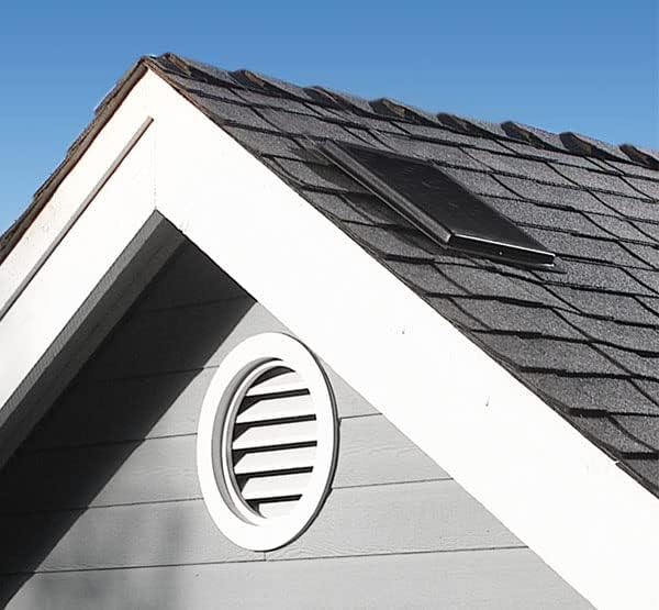 Amtrak Solar Powerful Attic Exhaust Fan Quietly Cools your House Ventilates your house, garage or RV and protects against moisture build-up (12" Fan 10" Blade Only) - Image 4