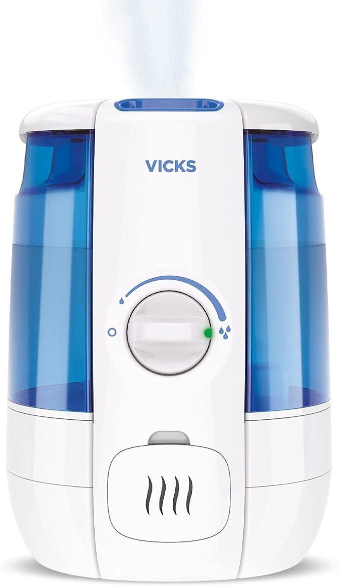 Vicks VUL600C CoolRelief Filter Free Cool Mist Humidifier, White by Vicks