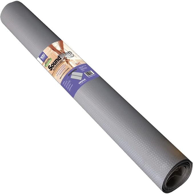 SoundStep LV Luxury Vinyl, Laminate, or Wood Underlayment (Float, Glue, or Nail) w/Vapor Barrier- Sound Reduction, Compression Resistant, Moisture Protection 3'x33'4” Roll (Covers 100 sqft) SSXLLV100 - Image 3