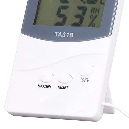 Indoor Outdoor Thermometer, Accurate Digital Hygrometer Indoor Thermometer Humidity Meter with Probe, Large Screen Temperature Humidity Monitor for Home, Office, Garden - Image 8