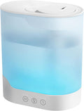 YOGIN Air Humidifier for Bedroom, 3L Top-Fill Cool Mist Humidifier & Essential Oil Diffuser, Ultra-Quiet <24dB, Smart Humidity Control, Up to 40H Runtime by Yogin