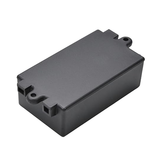 Fielect 10Pcs Dustproof Electronic Junction Box Plastic Enclosure Project Box with Ear for Electronic Projects ABS Black 2.56 x 1.50 x 0.87 inch - Image 5