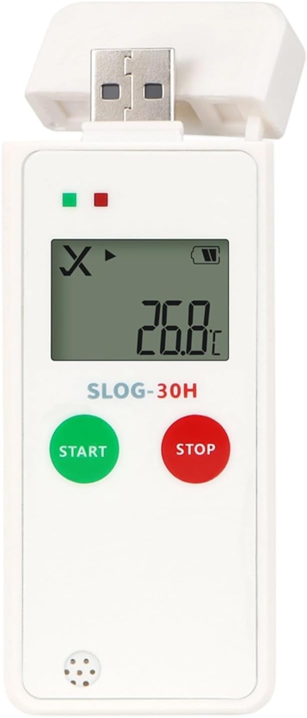 High Accuracy Temperature Humidity Data Logger with LCD Display Alarm Function for Warehouse Cold Chain by Unknown