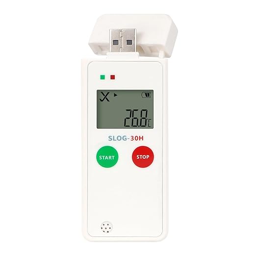 High Accuracy Temperature Humidity Data Logger with LCD Display Alarm Function for Warehouse Cold Chain - Image 8