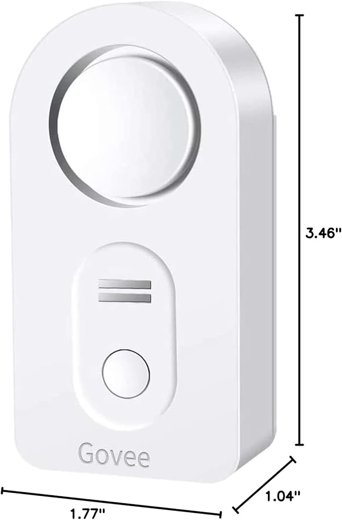Govee Water Leak Detectors 1 Pack, 100dB Adjustable Audio Alarm Sensor, Sensitive Leak and Drip Alert, for Kitchen Bathroom Basement (Cannot Connect to Wi-Fi Directly) - Image 9