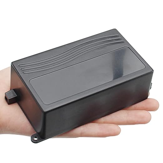 Fielect 2Pcs Project Box Dustproof Electronic Junction Box ABS Plastic Enclosure Project Case with Ear for Electronic Projects Black, 4.29" x 2.52" x 1.42" - Image 3