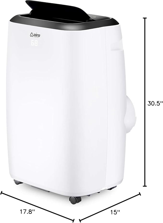 Portable Air Conditioners 8,000 BTU AIRO COMFORT, AC Unit Floor Standing with Remote Control & DYI Installation Kit - Image 10
