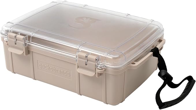 geckobrands Waterproof Dry Box with Silicone Liner – Durable, Dust-Proof, Crush-Proof Storage for Electronics and Gear - Image 2