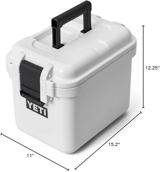 YETI LoadOut 15 GoBox Divided Waterproof Cargo Case, Dry Box, Camera Case, Fishing Tackle Box, White - Image 8