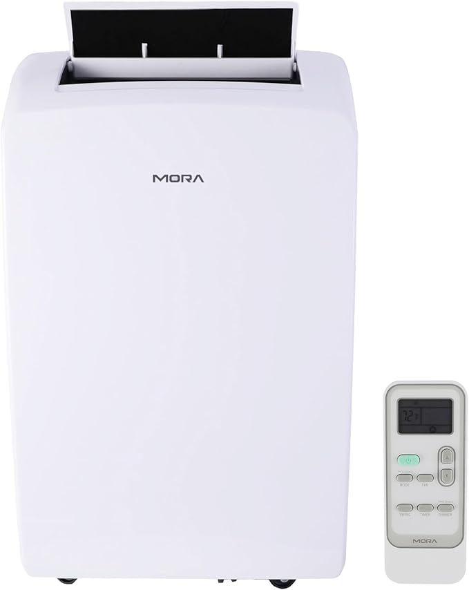 Mora Mora by Hisense Smart 7,000 BTU (DOE), 10,300 BTU (ASHRAE), 300 SF Portable AC, 3 Operating Modes (Cool, Dry, Fan), Remote and Window Vent Installation Kit Included, Goole Home & Alexa Support by Mora