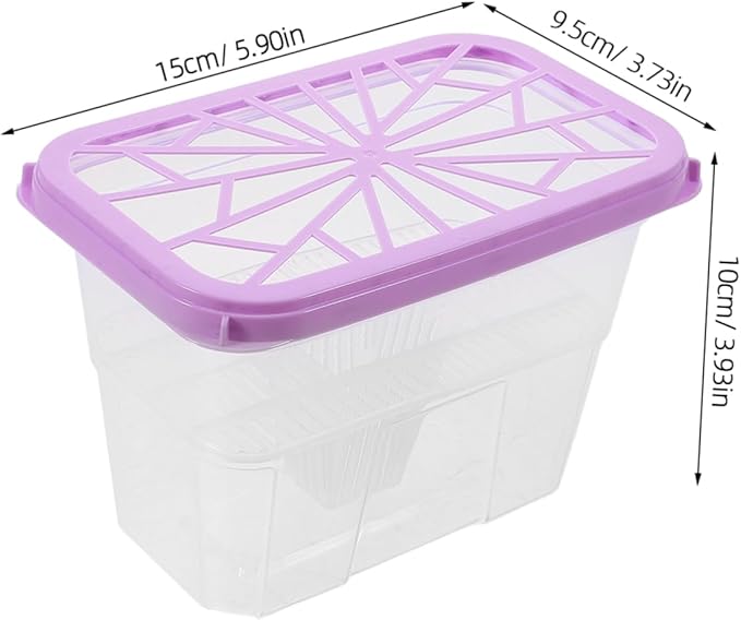 PRETYZOOM 4pcs Moisture Absorber Box Reusable Storage Case for Closet Basement Wardrobe Moisture Remover Holder - Image 2