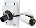 HVAC Wall Penetration & Line-Set Cover Kit, Wall Sleeve for AC Line Set and Split Cover, HVAC Penetration Cover for Outdoor and Indoor Air Conditioner Systems (White+Sealing Cloth) by Unknown