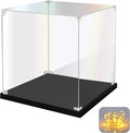 Acrylic Display Case for Collectibles Assemble Clear Acrylic Display Box for Lego Alternative Glass Case for Showcasing Figures Doll Toys Home Storage(8x8x8 inch, 20x20x20 cm) by KOLIPI