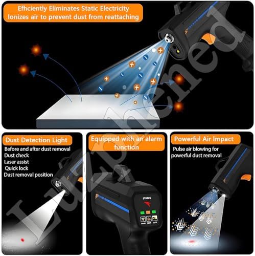 Anti-Static Gun - Handheld Static Eliminator for Electronics, Precision Machinery & Assembly - Effective Air Gun for Electronic Labs & Anti-Static Balancer - Image 3