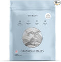 VITRUVI Cleaning Tablets for Diffusers & Humidifiers | Removes Stains & Residue, Prevents Buildup, Enhances Performance | Easy to Use | Made in USA - Pack of 18 by vitruvi