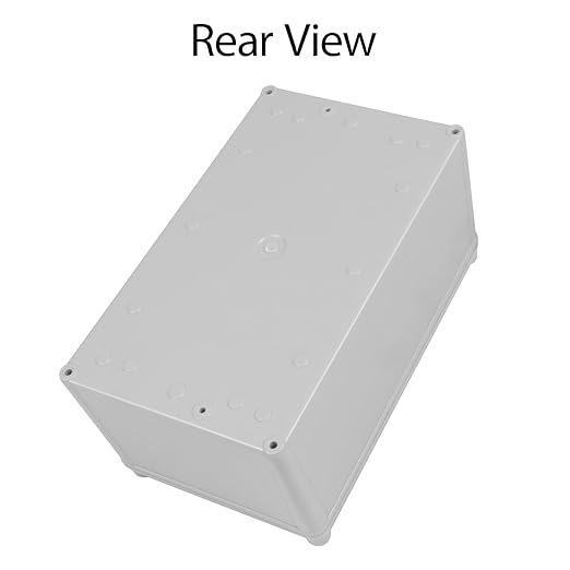 Junction Box，9.8"x 5.9"x 5.1" Outdoor Electrical Box with Mounting Plate, IP67 Dustproof Waterproof ABS Plastic Project Box, DIY Electrical Enclosure Gray (250x 150x 130 mm) - Image 6