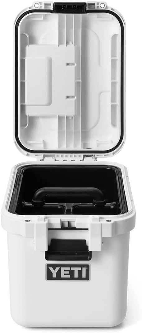 YETI LoadOut 15 GoBox Divided Waterproof Cargo Case, Dry Box, Camera Case, Fishing Tackle Box, White - Image 5
