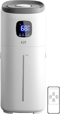 KZF 15L Humidifiers for Bedroom Large Room - 2000 Sq.ft Coverage, 72Hrs Runtime, Top Fill, 26dB Quiet, 3 Mist Levels & Diffuser, Auto Shut-Off, Ready for Baby Nursery and Plants by BreathePureLiveNaturally