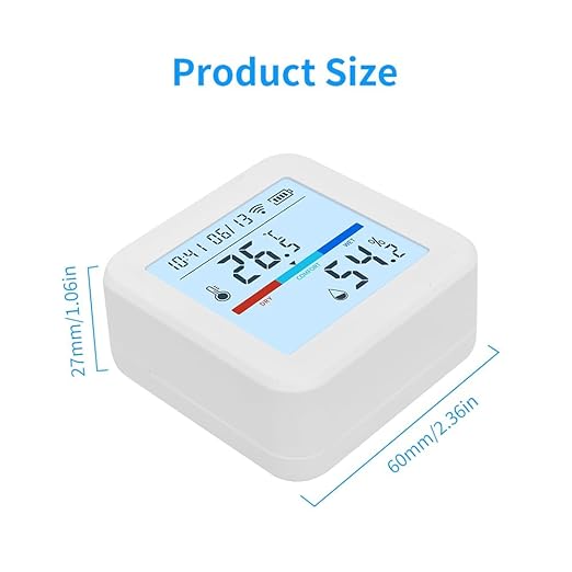 Smart WiFi Thermometer and Hygrometer – Temperature & Humidity Sensor with App Alerts, Data Logger, Backlit Display – Remote Temperature Monitor for Home, Greenhouse - Image 6