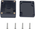 Project Box, Project Boxes Plastic Electric Project Case Junction Box Power Case for Electronic Project, Black 2.5x2.3x1.38inch (63 x 58 x 35 mm) by Otdorpatio