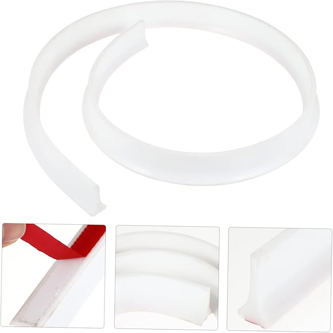 2m Self-adhesive Silicone Water Retaining Strip Sealing Strip for Shower Shower Bathroom Accessories Easy Install - Image 4