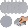 Yinkin 6 Pcs Drain Covers to Keep Bugs Out Silicone Shower Floor Tub Stoppers Bathtub Drain Stoppers Sewer Anti-Odor Mats Deodorizing Plugs for Bathroom(6 x 6 Inch,Round,Grey) by Yinkin