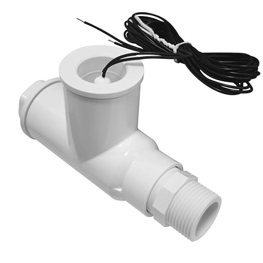 White Color SS1 Float Switch for HVAC Condensate Overflow Safety Sensor Accessories with 3/4 Adaptor by GAGALOR